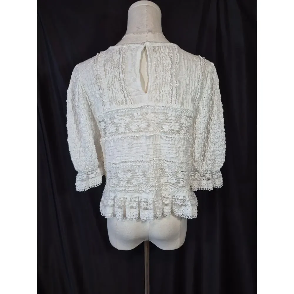 Anthropologie puff sleeve